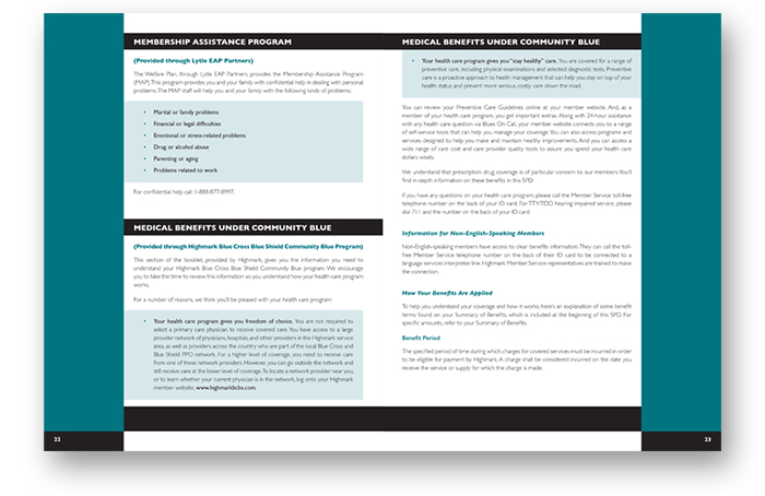 Iron Workers Welfare Plan Catalog Spread 3