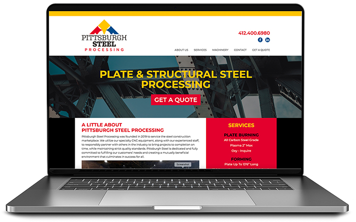 Pittsburgh Steel Processing Website