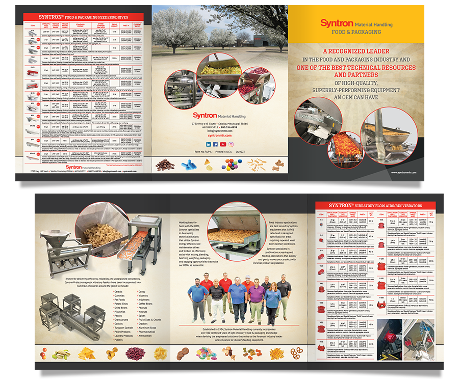 Syntron Material Handling Food Packaging Brochure
