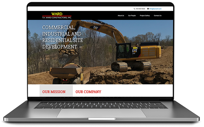 T.A. Ward Constructors, Inc. Website