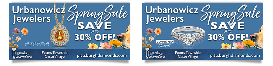 Urbanowicz Jewelers Spring Billboards