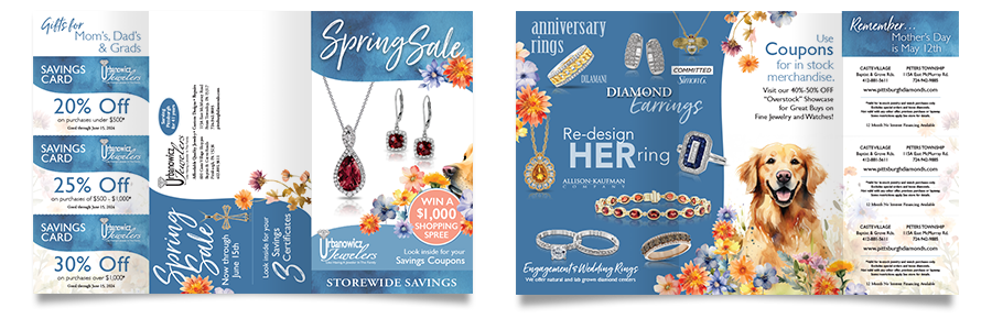 Urbanowicz Jewelers Spring Mailer