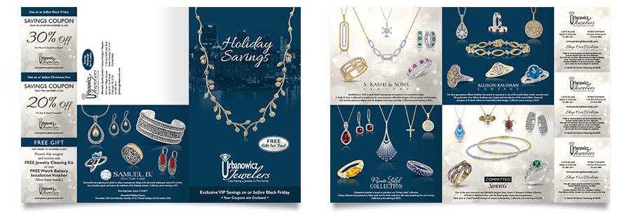 Urbanowicz Jewelers Christmas VIP Mailer